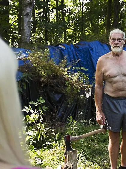 Two young ladies give it up to horny old...