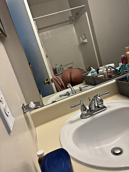 Spying on nude mother in law bending over