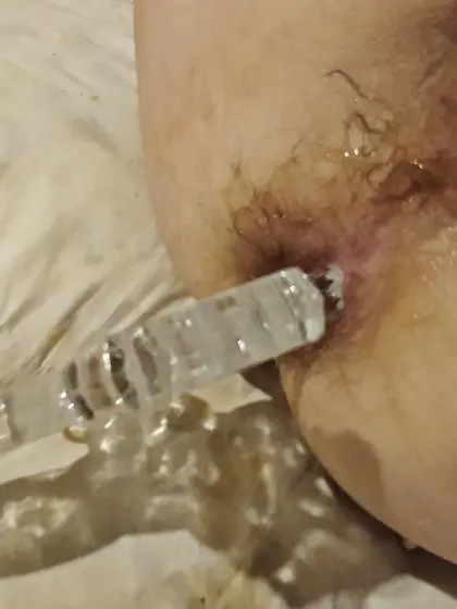 Spun out on whitw horny as a devils servant