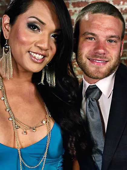 Guy suit strips cock