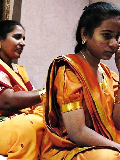 INDIAN MOTHER DAUGHTER