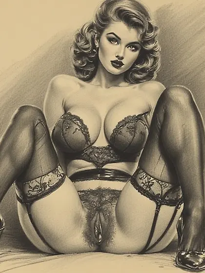 Vintage Beauties - A study on Art Styles