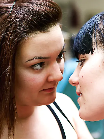 Wet amateur coed lesbian