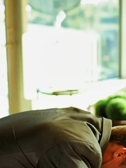 Inked porn stud is ready to please his blonde...