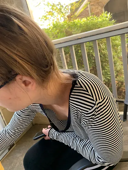 oops downblouse flashing caught 8