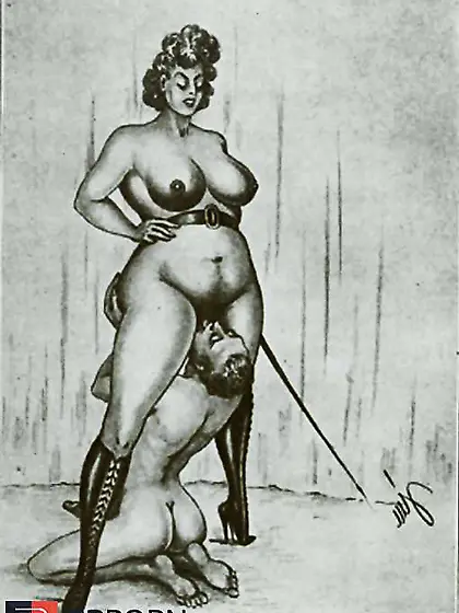 female domination-DOMINATION & SUBMISSION-Cartoon