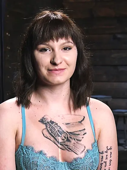 Rope bondage and Hitachi drive slut wild