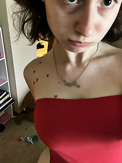 tiny college slut adriene desperately needs cock