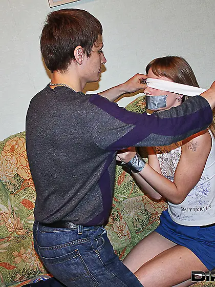 Slim girlie blue skirt