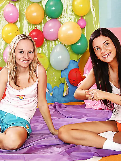 Adorable lesbian girlfriend