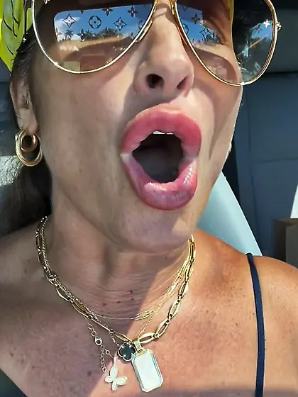 Curious wife's friend selfie