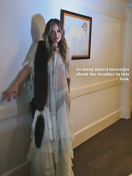 Olivia Wilde in see-through top