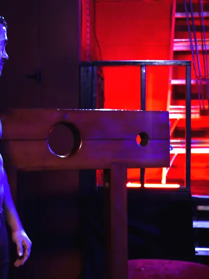 Horny slut Joanna Angel gets fucked hard in the dungeon