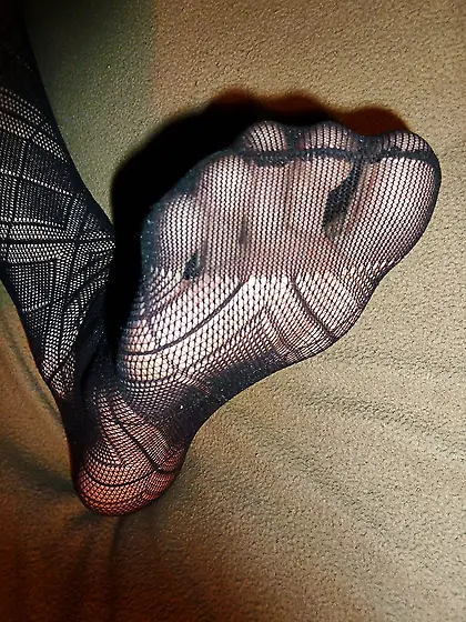 Want foot worship stockings