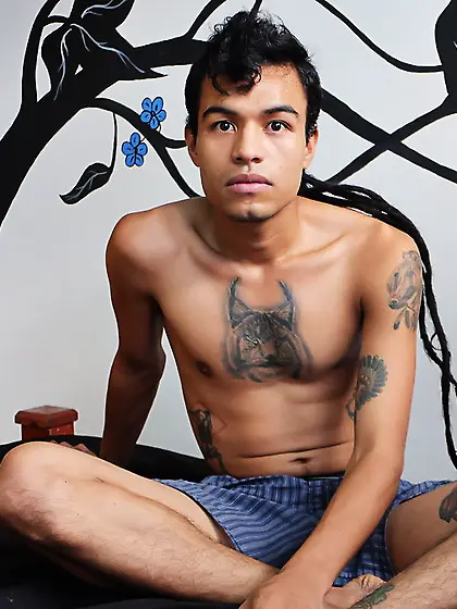 Latin man andhreylovex dildo