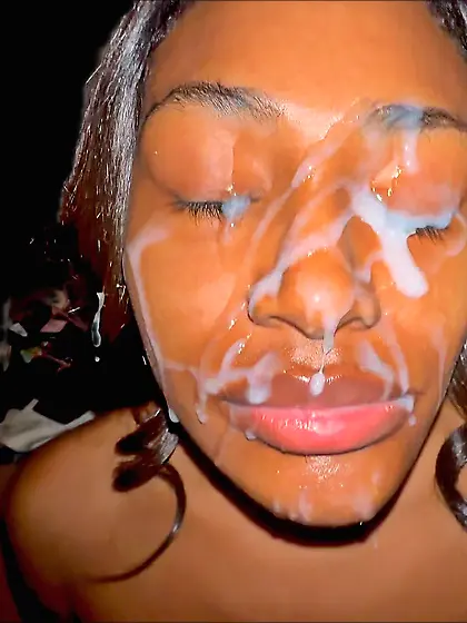 My loads are immaculate on her face