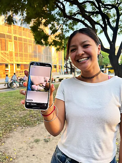 Goddess Tini exposes Paul from Canada