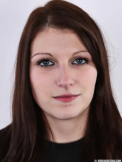 Passionate brunette sexy tits