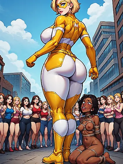 Superhero Pawg Saves White Purity From Negro Bitch