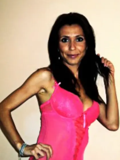 Brunette christine perform anal