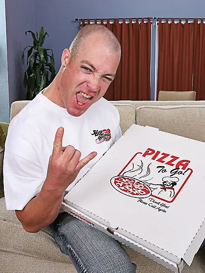 Franchezca Valentina takes her mini skirt off for the pizza dude