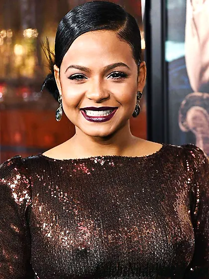 Christina Milian Braless In A See Through ish Dress In Hollywood