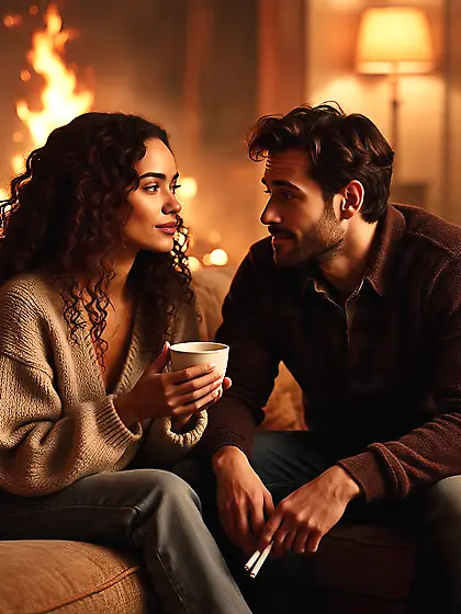 Lovers Conspire by their FIRE