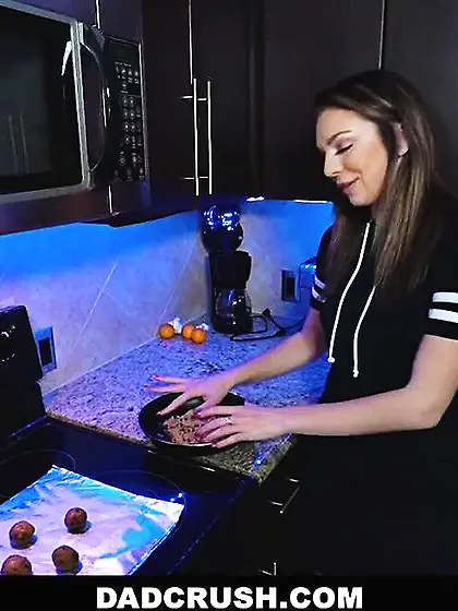 Oversexed teen pounded rough by step dad