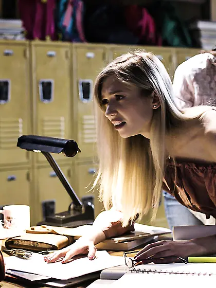 Marykate Moss, Alexis Fawx and Kendra James licking with great p