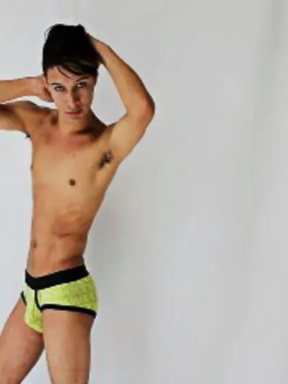 Brunette Young Man Charlie Anal Sex.