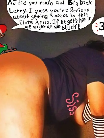 BBC Elves gangbang my Black Sissy Holes!