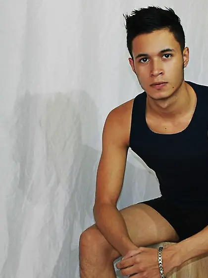 Latin young gay MaxLambert like to dancing...