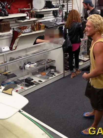 Handsome blonde guy ready