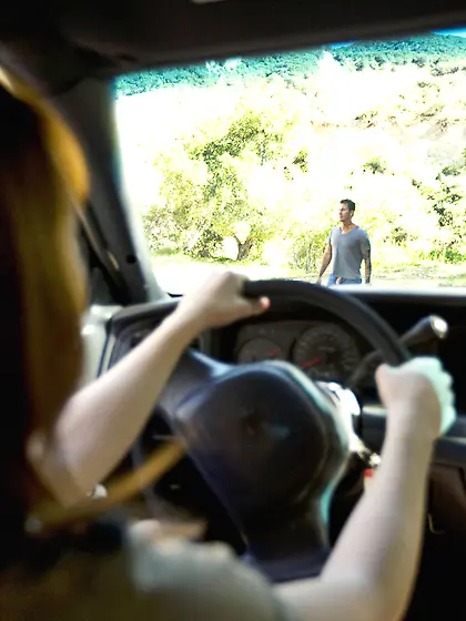 Sexy and horny officer,  Delila Darling gets her nasty pussy fuck