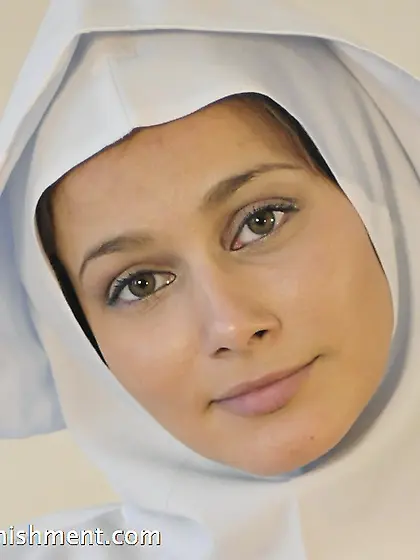 Naughty nun ends tied