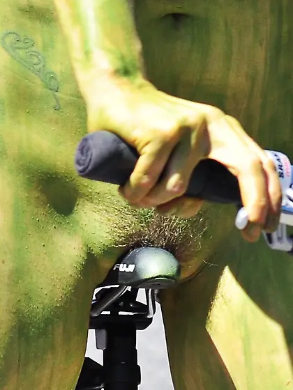 Naked bike ride nudist seat eaters