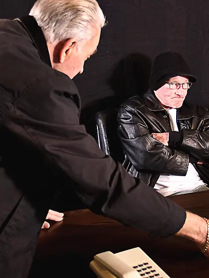 Young girl bent over a desk and boned hard