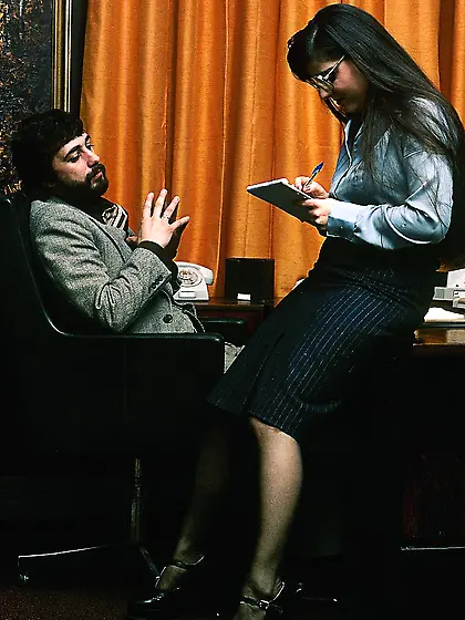 Amazing retro girl in glasses ready for sex