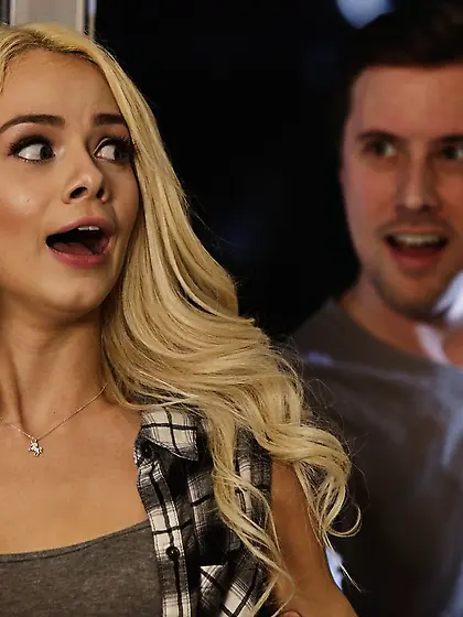 Stud finally gets chance to fuck best friend's cute blonde steps