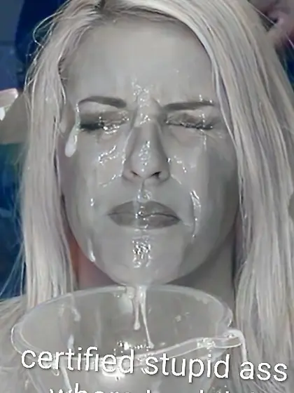 Bust ur loads on this sperm soaked whore face lol