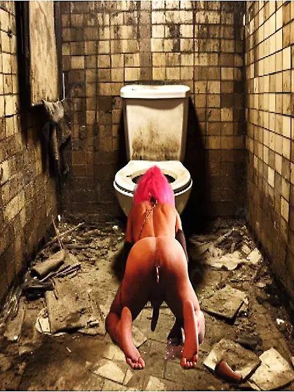 dirty public toilet slut