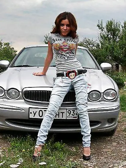 jeans and high heels