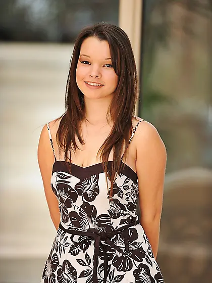 Jessy FTV shows her massive breasts and neat pussy in front of h