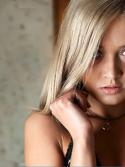 Russian blonde naked milf