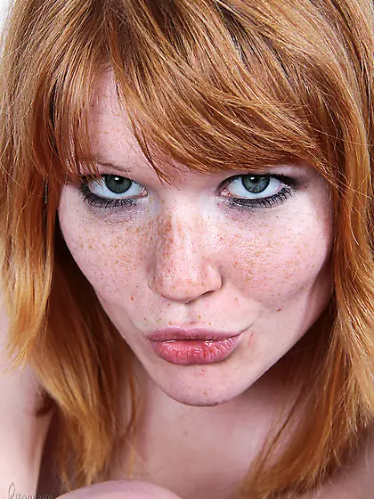 Lovely red haired girl