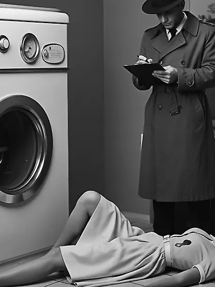 Film Noir Crime Scene