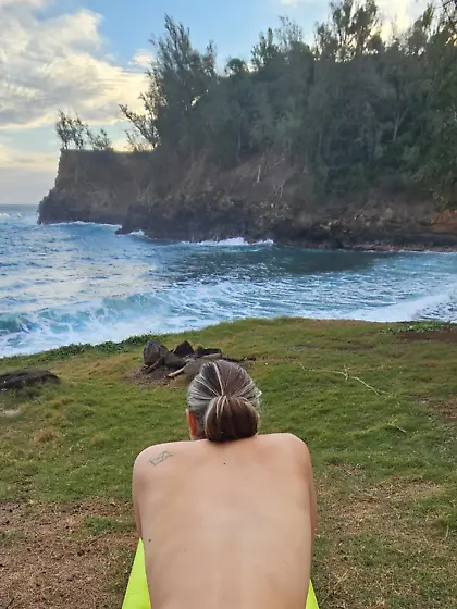 Beach Camping with Wifey