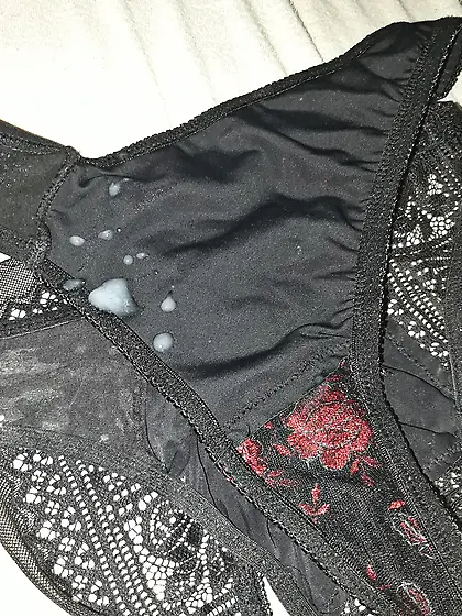 Cum on thong of another users wife