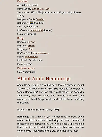 The Best of Anita Hemmings