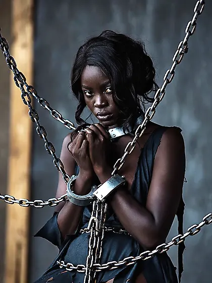 Slav niggers in chains